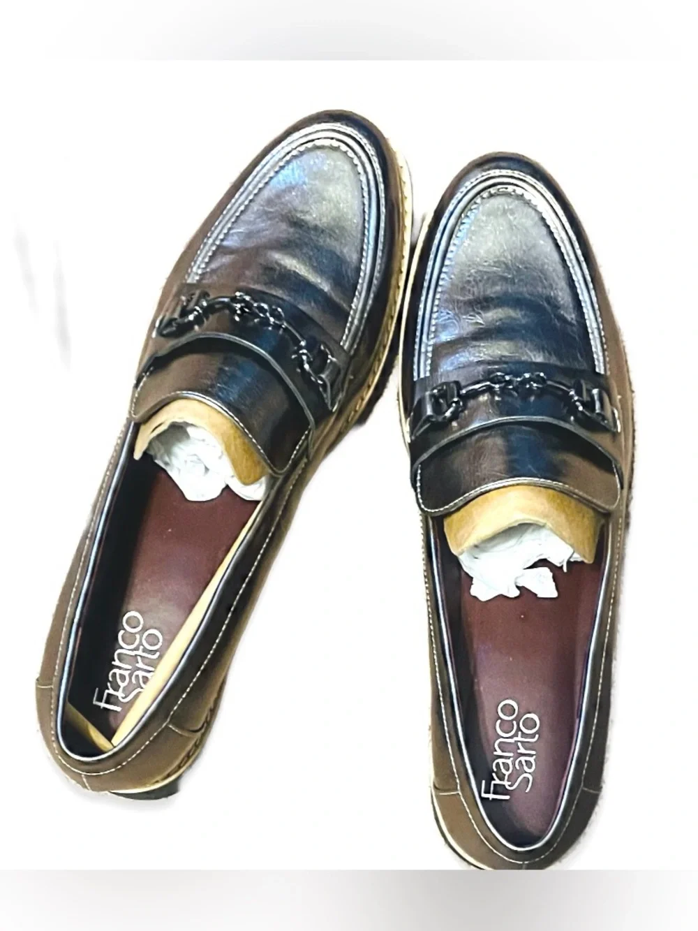 Franco Sarto Pewter Colette Bit Loafers 10W
